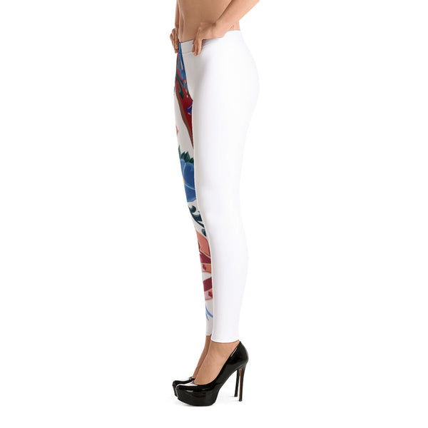 22TANGO®.  Fashioned.  We're On the Same Side Leggings---White