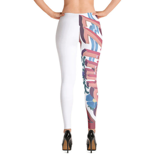 22TANGO®.  Fashioned.  We're On the Same Side Leggings---White